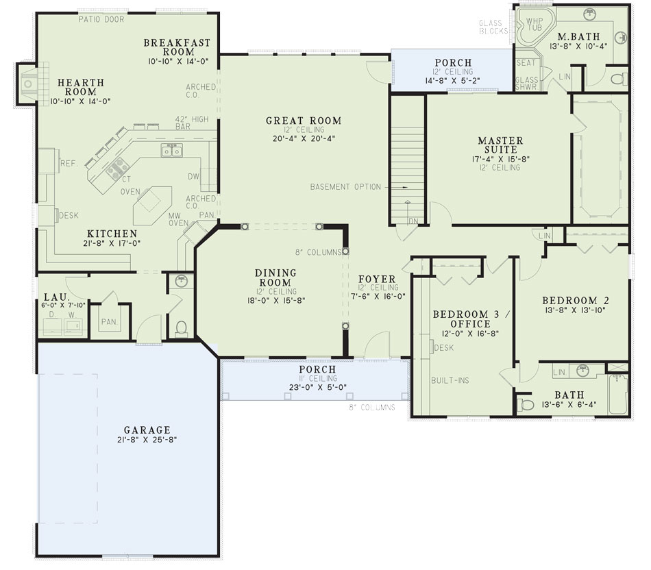 House Plan NDG 236 Main Floor