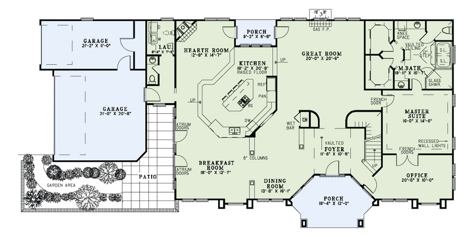House Plan NDG 1153 Main Floor