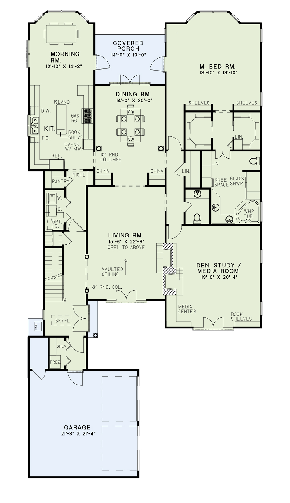 House Plan NDG 103 Main Floor