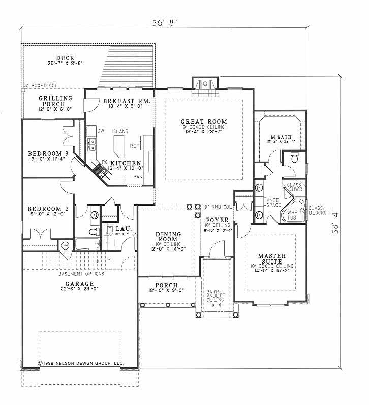 House Plan NDG 339 Main Floor
