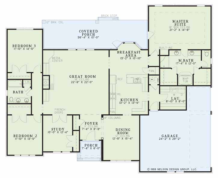 House Plan NDG 371 Main Floor