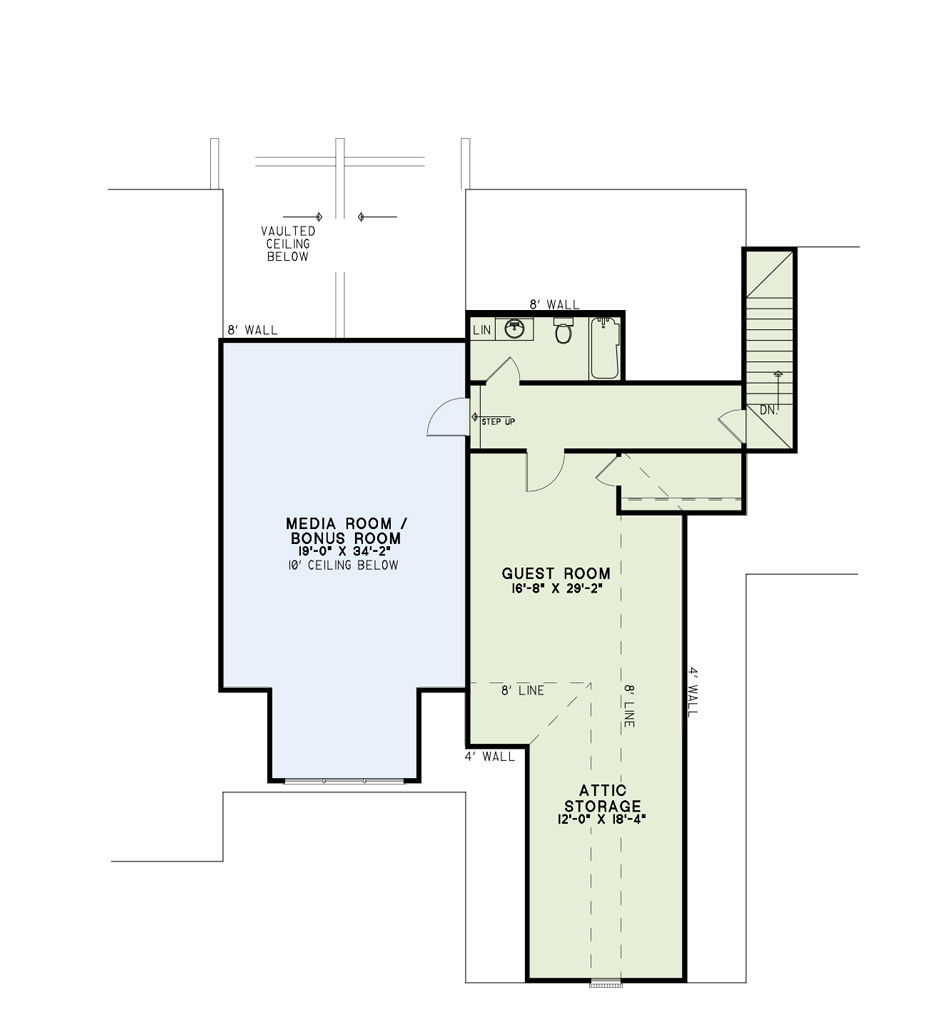 House Plan NDG 1472 Main Floor