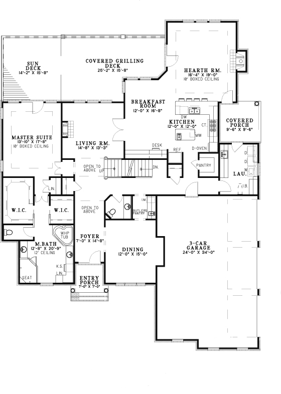 House Plan NDG 258 Main Floor