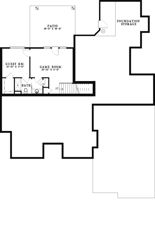 House Plan NDG 258 Basement