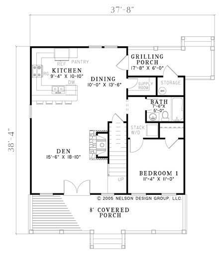 House Plan NDG 1110 Main Floor