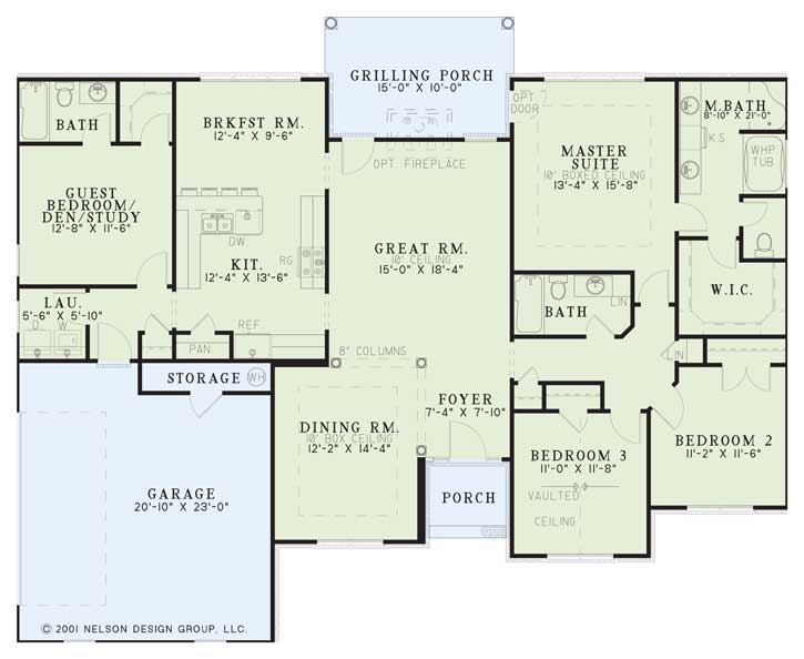 House Plan NDG 517 Main Floor