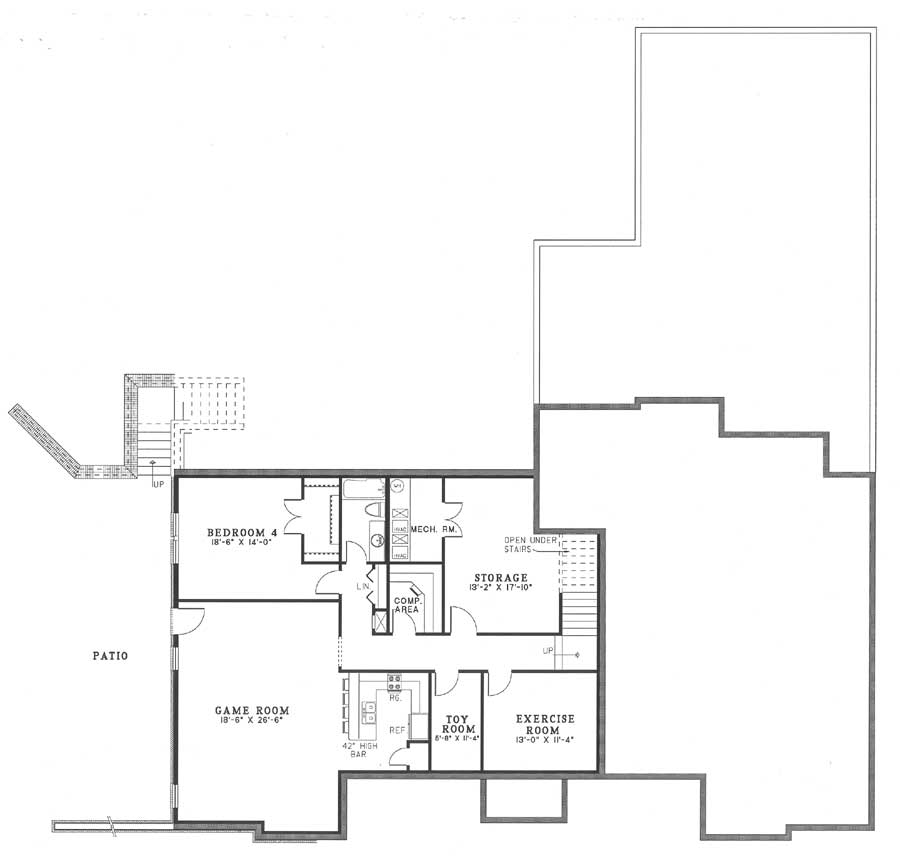 House Plan NDG 315 Upper Floor