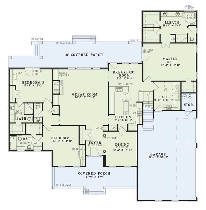 House Plan NDG 209 Main Floor