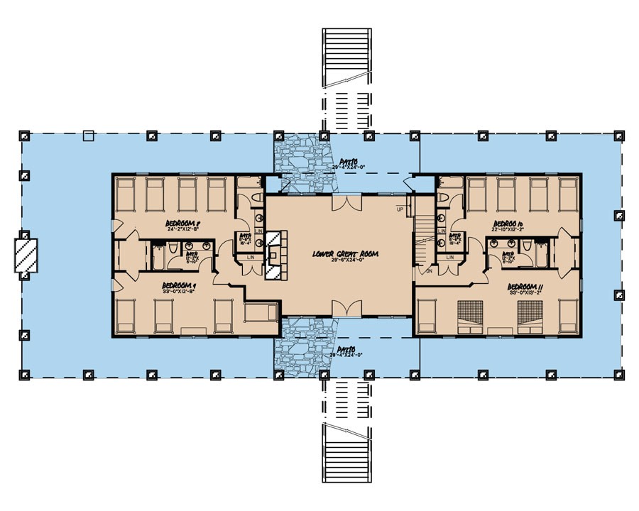 House Plan MEN 5018 Basement