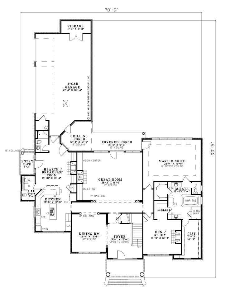 House Plan NDG 875 Main Floor