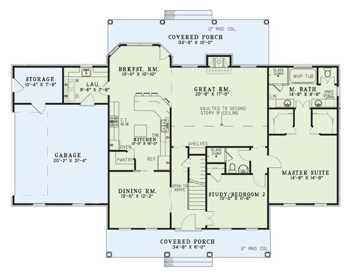 House Plan NDG 111 Main Floor