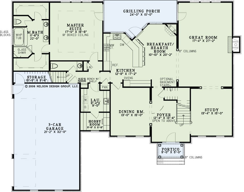 House Plan NDG 1126 Main Floor