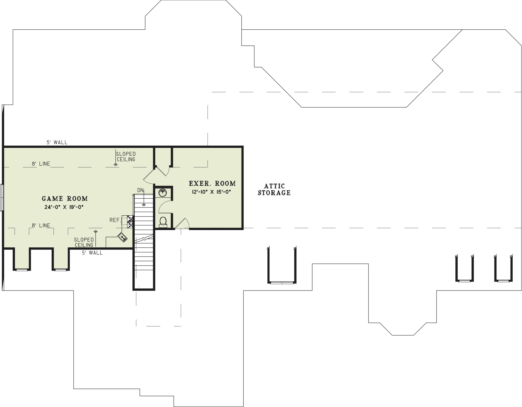 House Plan NDG 1229 Main Floor