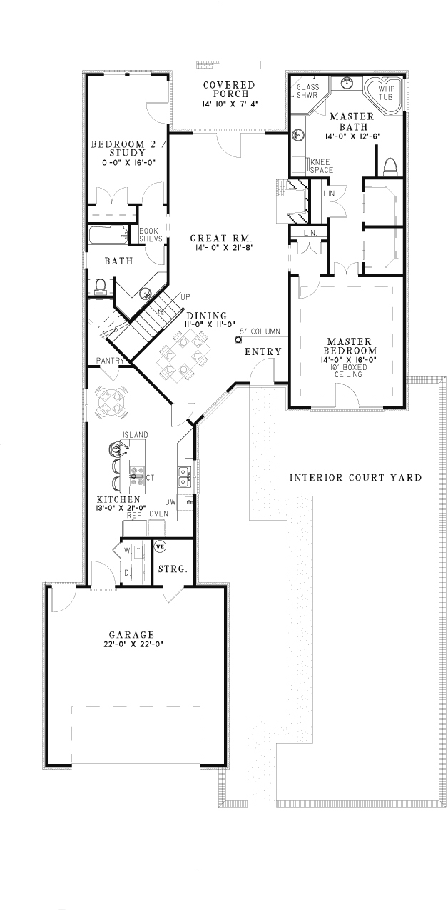 House Plan NDG 123 Main Floor