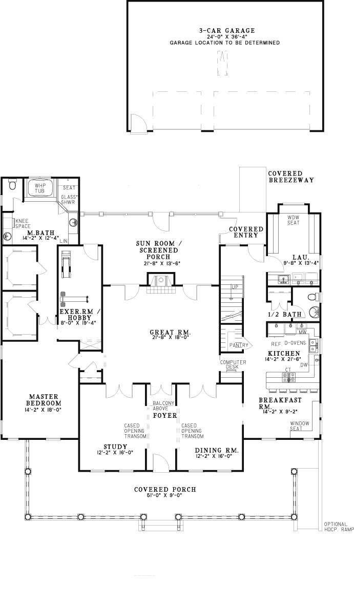 House Plan NDG 134 Main Floor