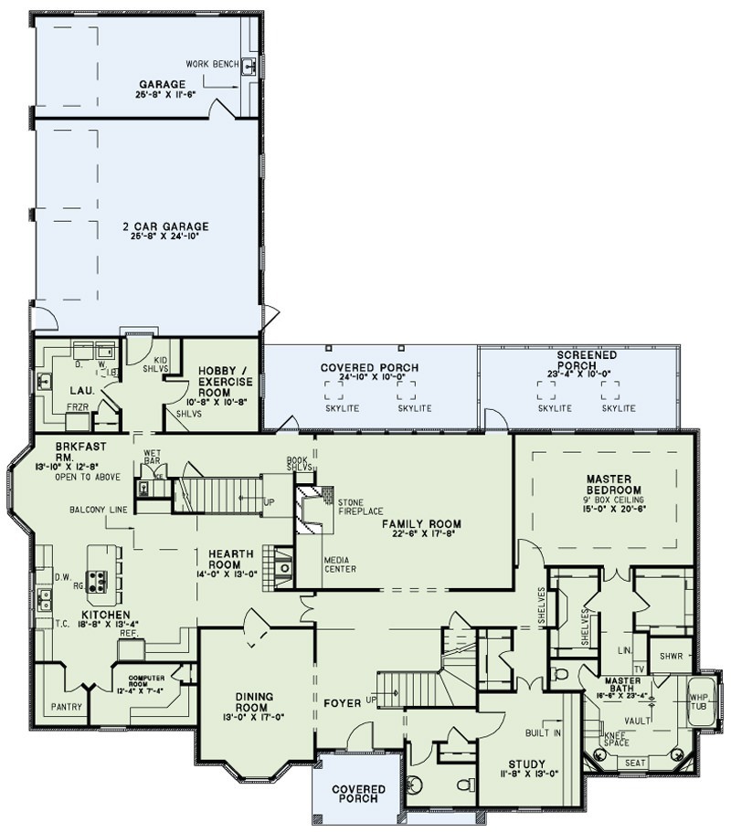 House Plan NDG 138 Main Floor