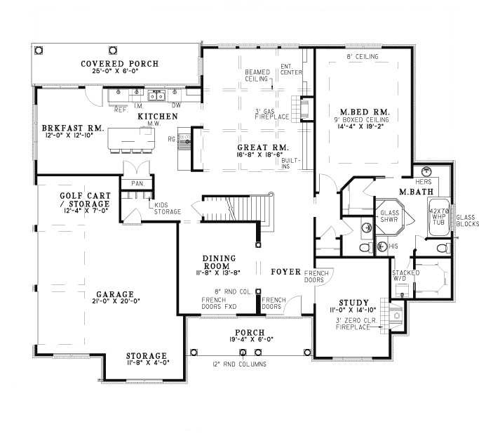 House Plan NDG 151 Main Floor