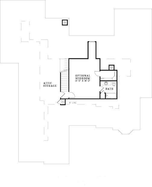 House Plan NDG 237 Upper Floor