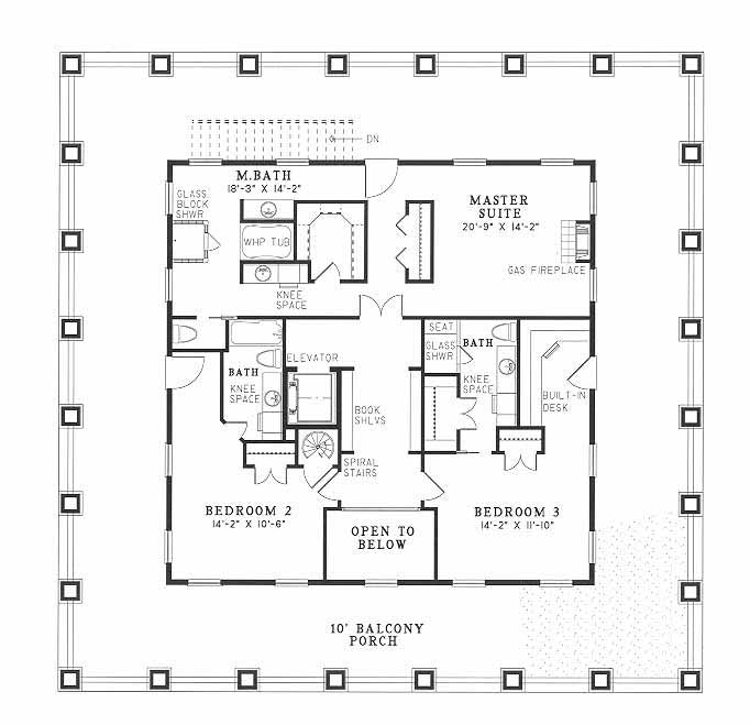 House Plan NDG 342 Second Floor