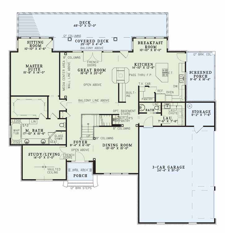 House Plan NDG 362 Main Floor