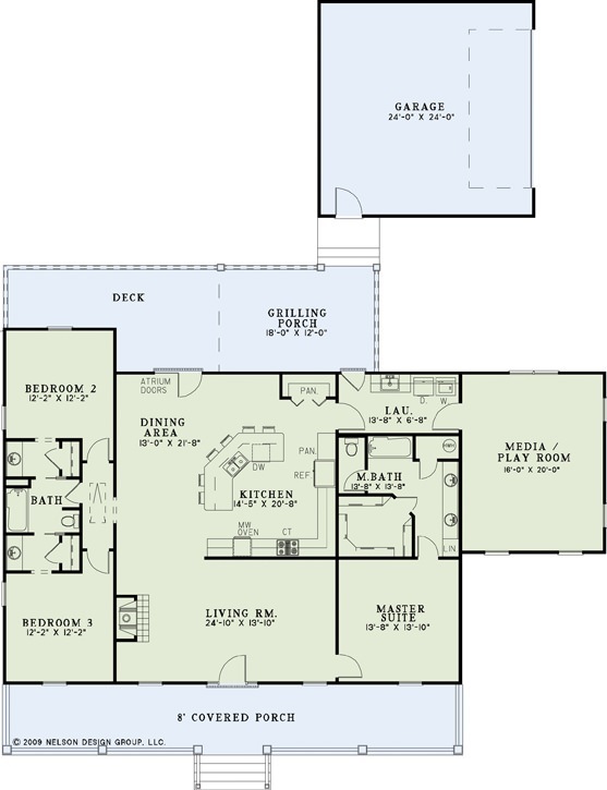 House Plan NDG 1367 Main Floor