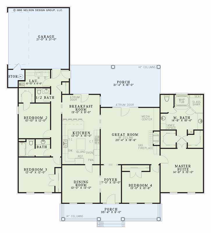 House Plan NDG 368 Main Floor
