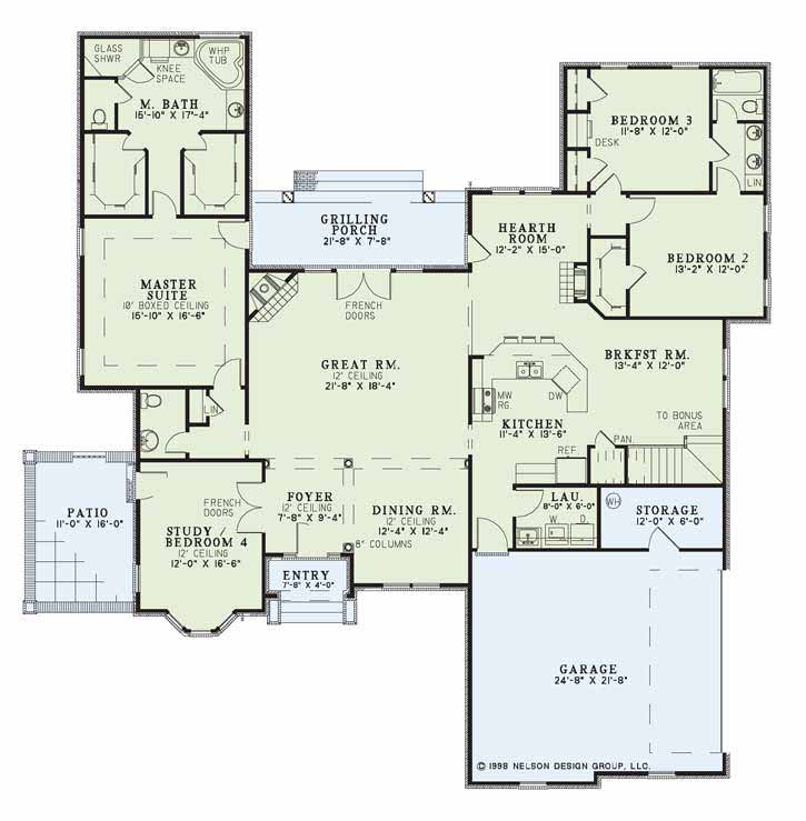 House Plan NDG 380 Main Floor