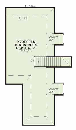 House Plan NDG 380 Bonus Room