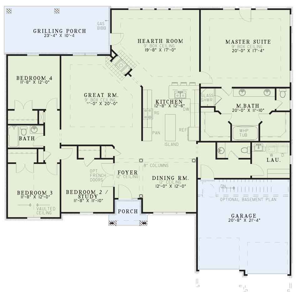 House Plan NDG 392 Main Floor