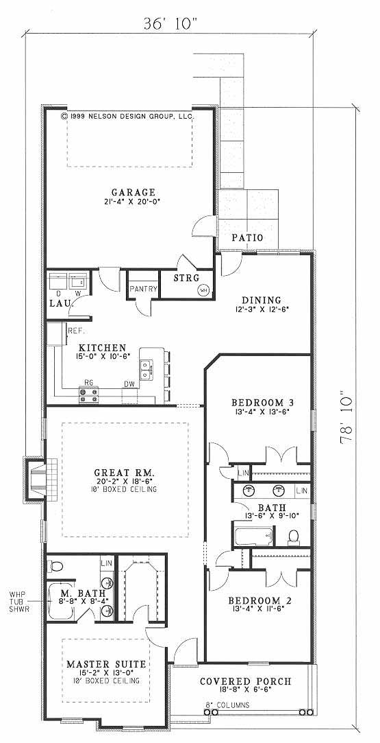 House Plan NDG 435 Main Floor