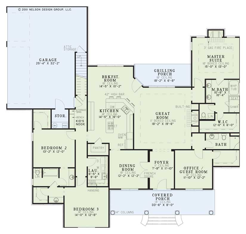House Plan NDG 539 Main Floor