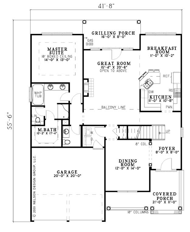 House Plan NDG 604 Main Floor
