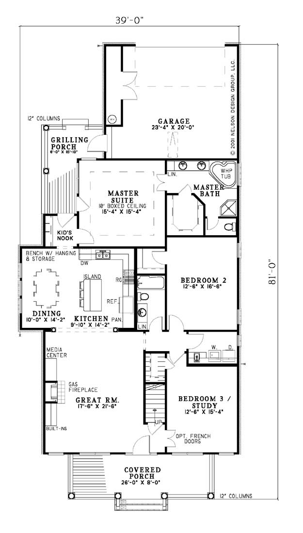 House Plan NDG 613 Main Floor