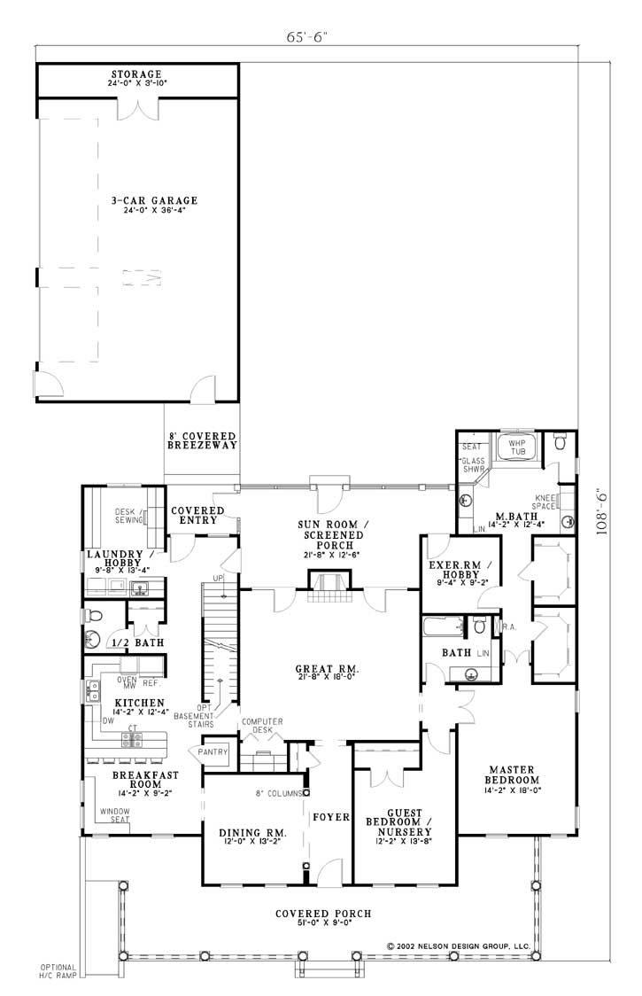 House Plan NDG 667 Main Floor
