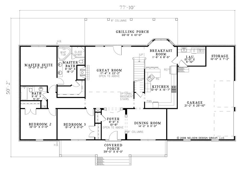 House Plan NDG 742 Main Floor