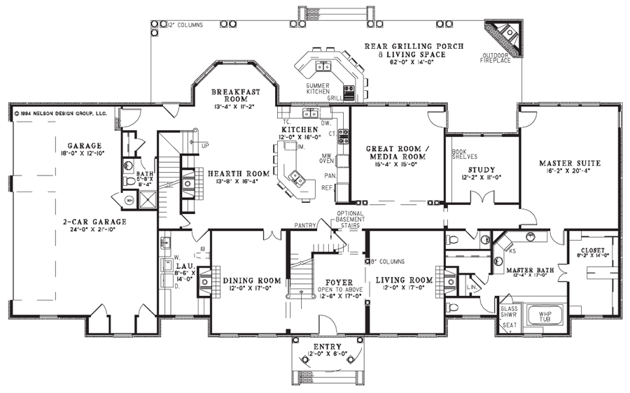 House Plan NDG 916 Main Floor