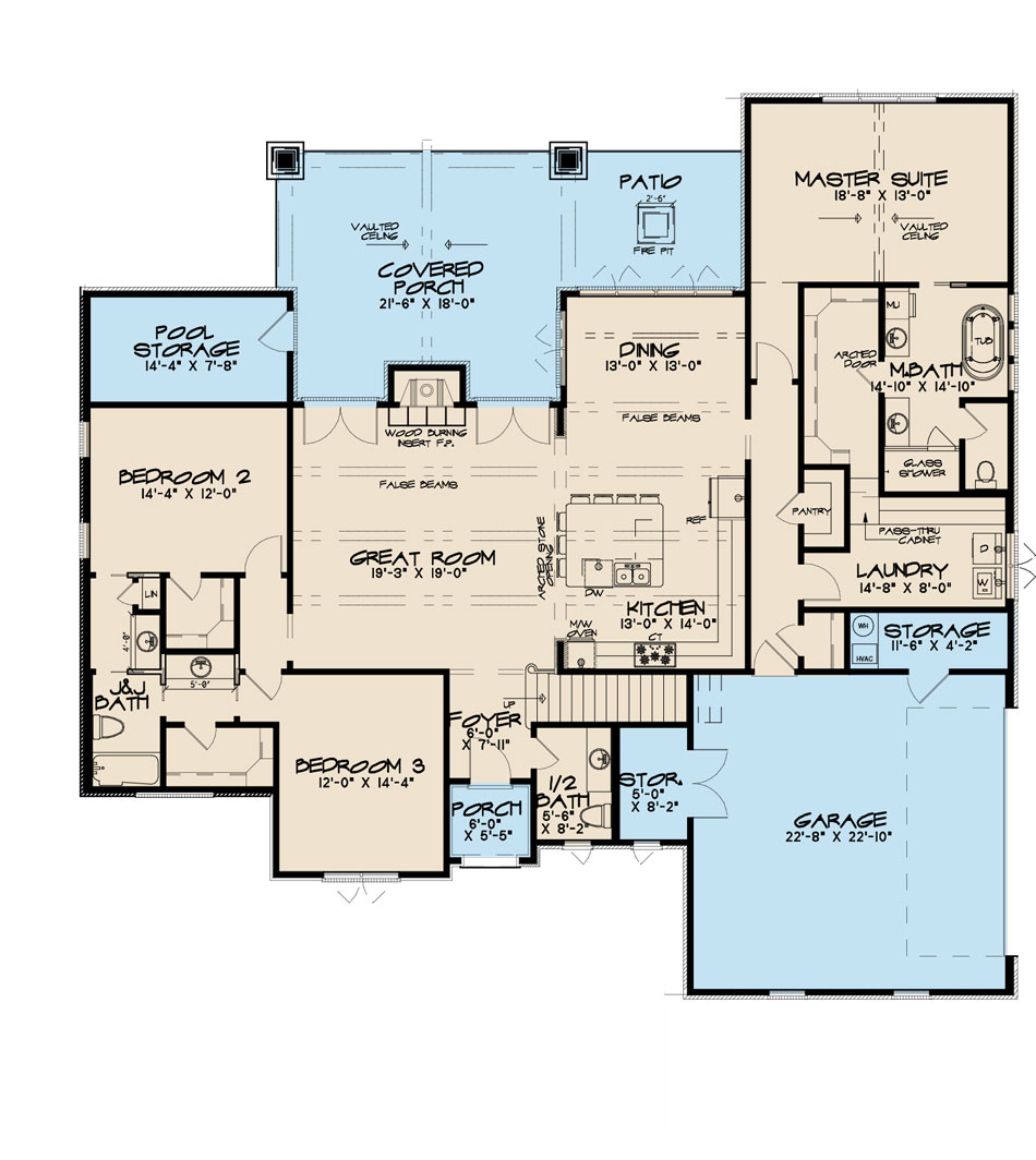 House Plan SMN 1026 Main Floor
