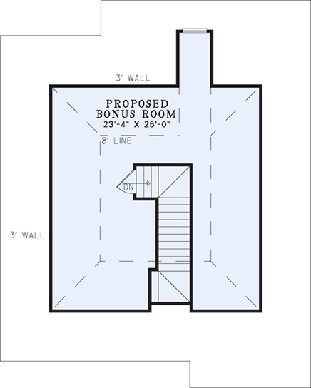 House Plan NDG 768 Bonus Room