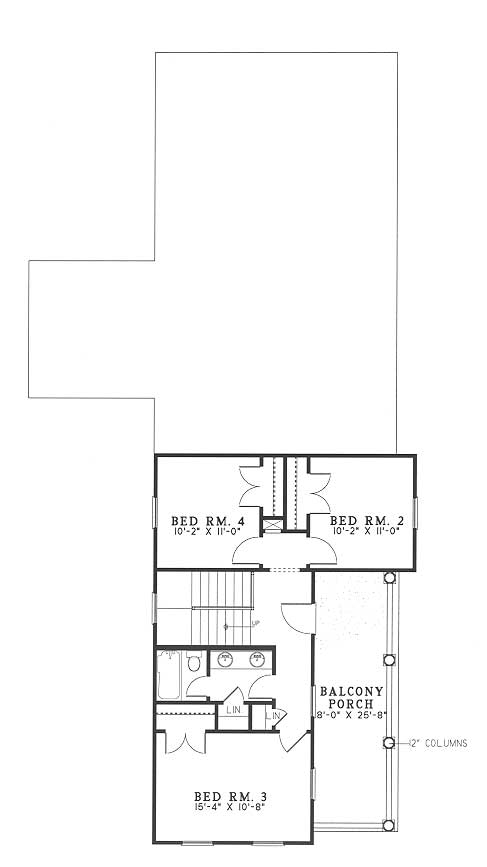 House Plan NDG 310 Upper Floor