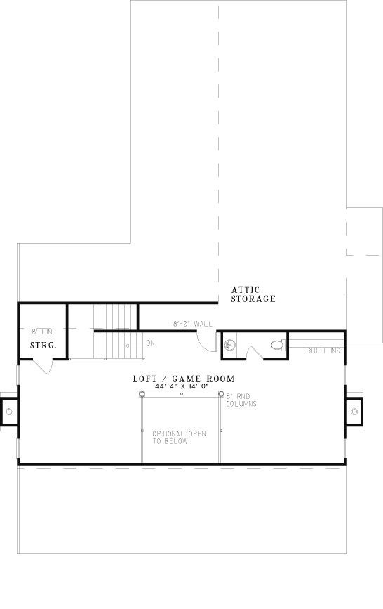 House Plan NDG 139 Upper Floor