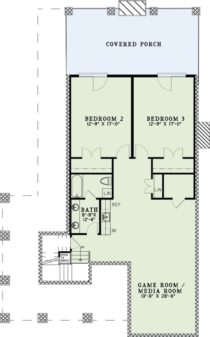 House Plan NDG 1463 Basement