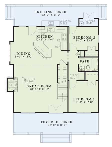 House Plan NDG 415 Main Floor