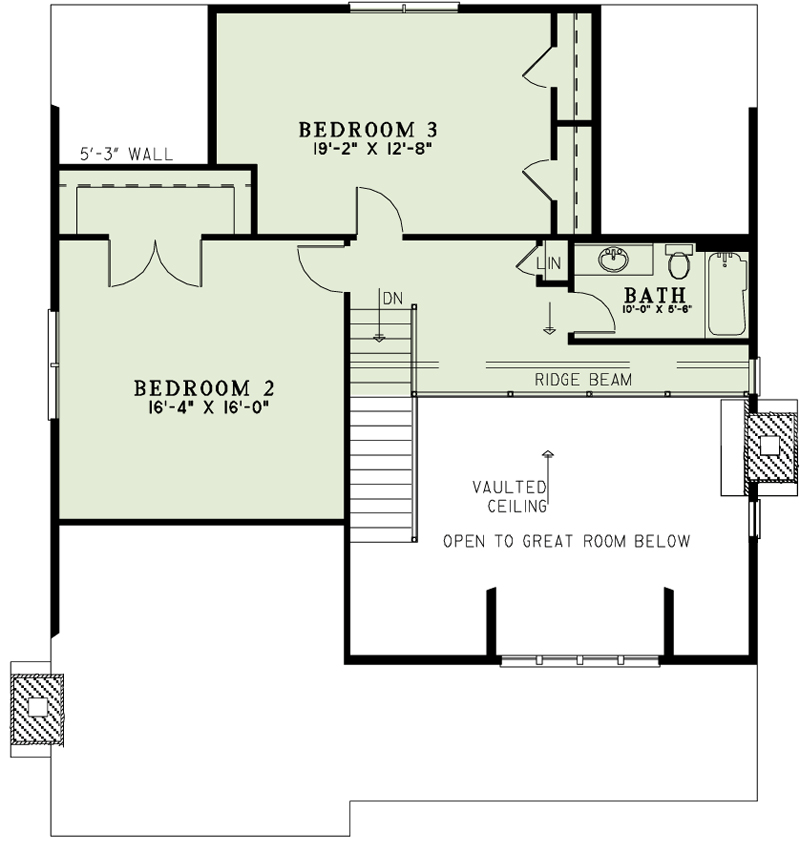 Nelson Design Group › House Plan 1454 Shackleford's Place