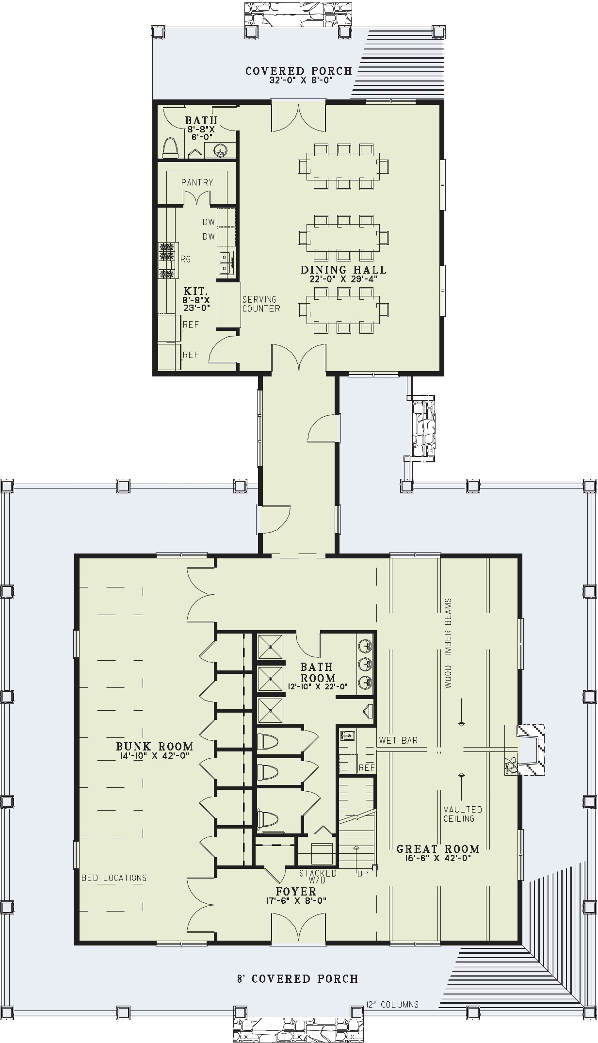 House Plan NDG 1130 Main Floor