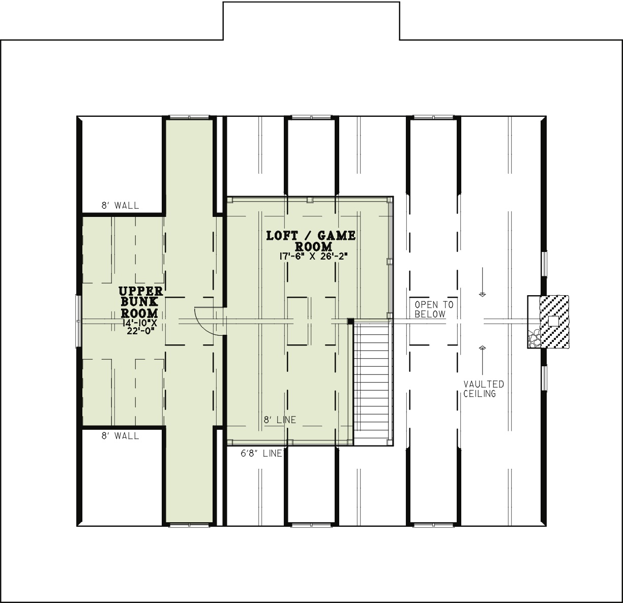 House Plan - NDG1131-Upper Floor