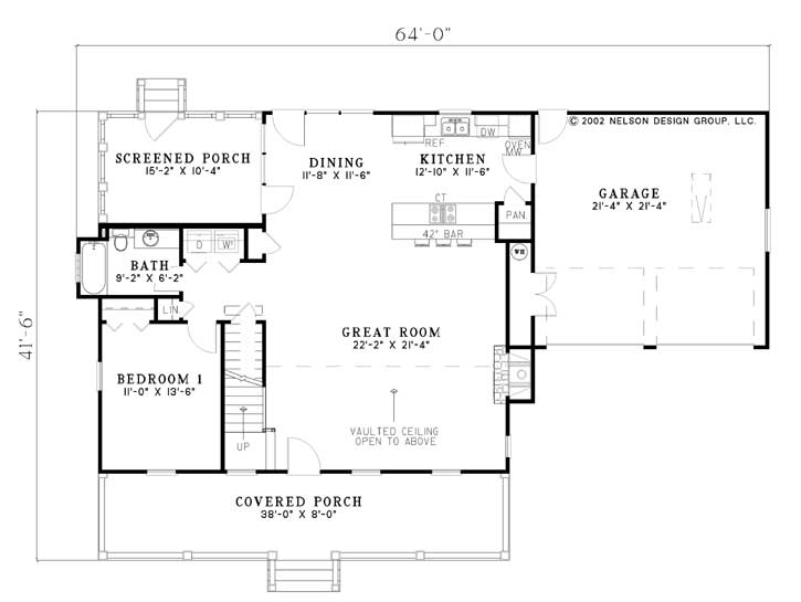 House Plan NDG 624 Main Floor