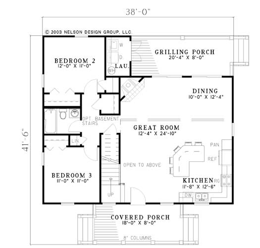 House Plan NDG 649 Main Floor