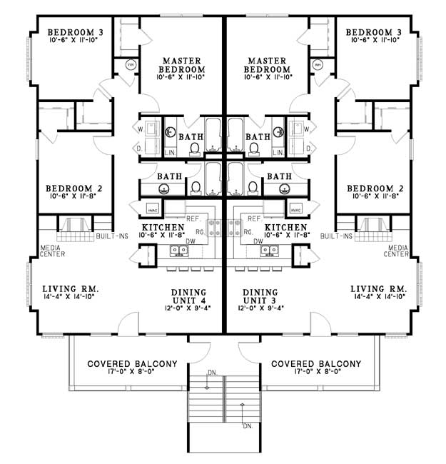 House Plan NDG 506 Upper Floor