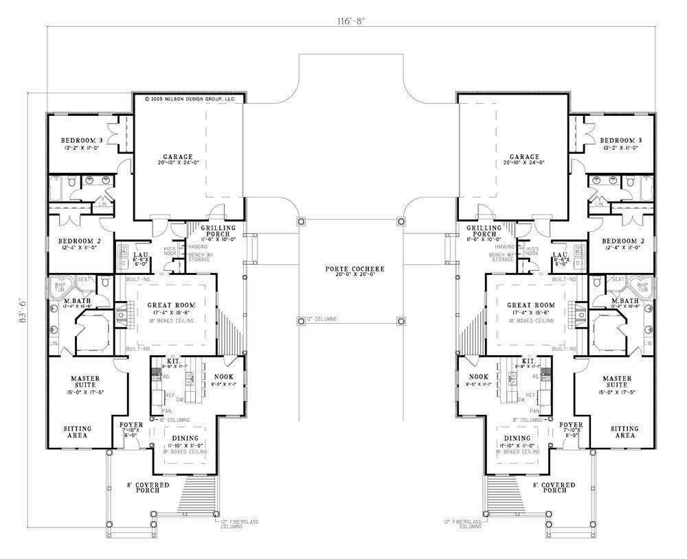 House Plan NDG 993 Main Floor