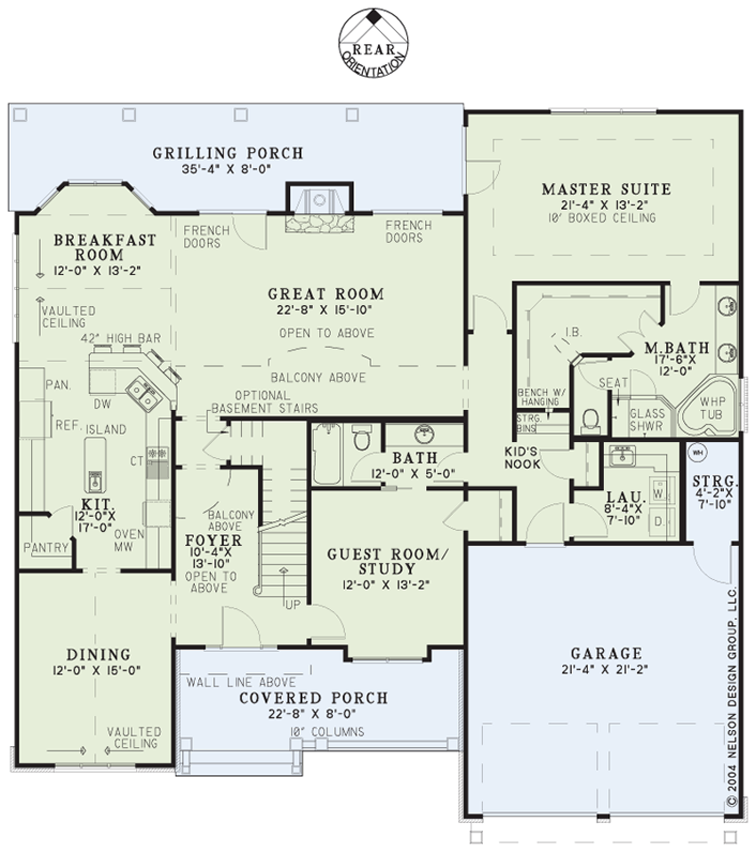House Plan NDG 947 Main Floor